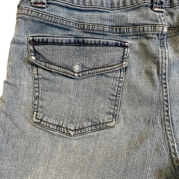 Vintage Faded Glory high rise denim jean cargo shorts size 14 - Picture 6 of 9